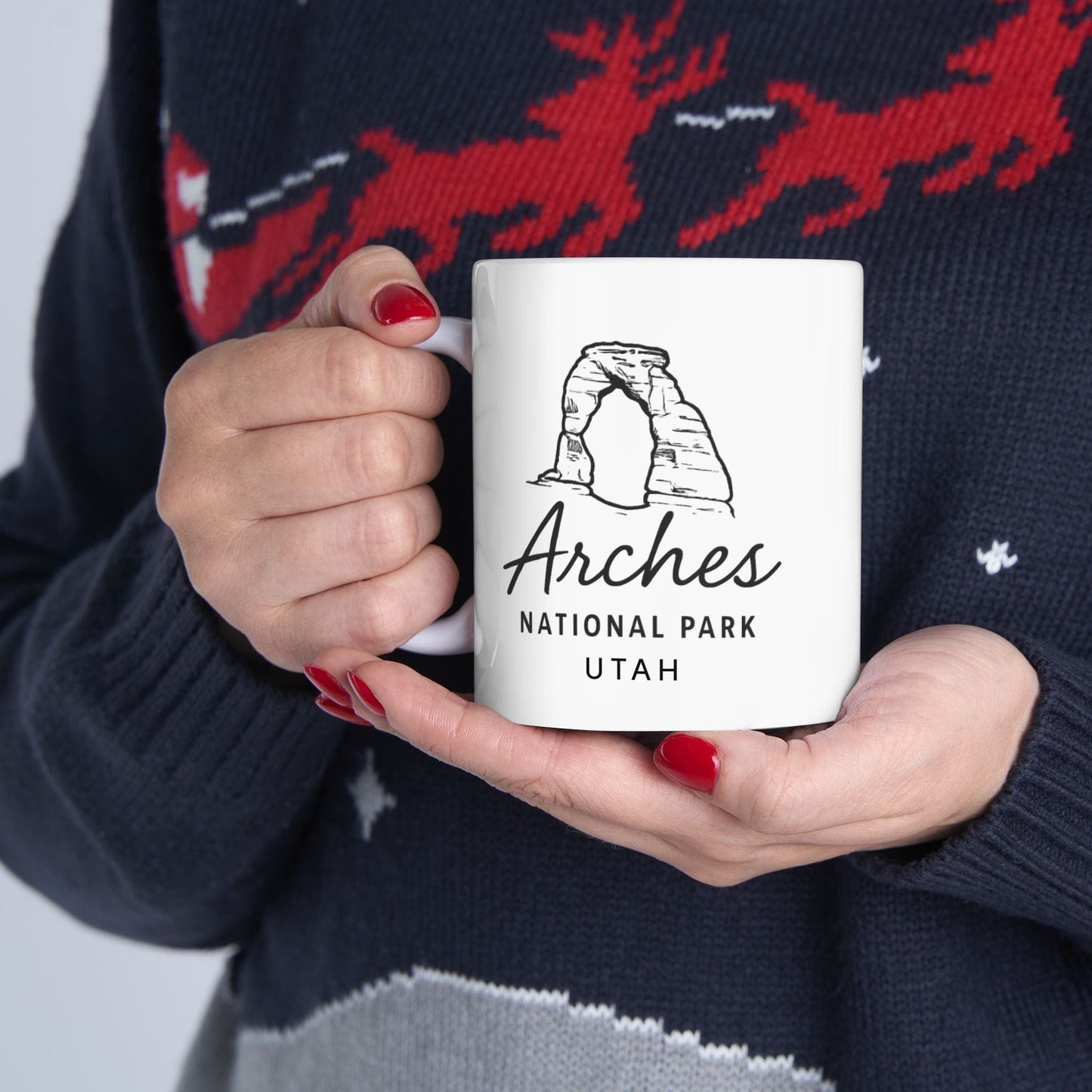 Arches National Park, White Ceramic Mug