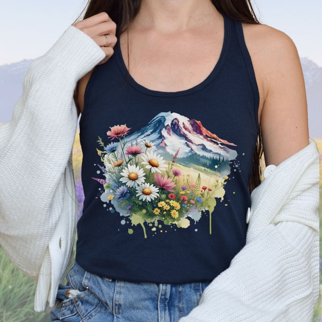 Spring Time in Rainier Tank Top