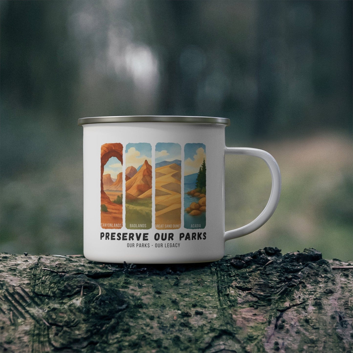 Protect Our Parks - National Parks Camping Mug