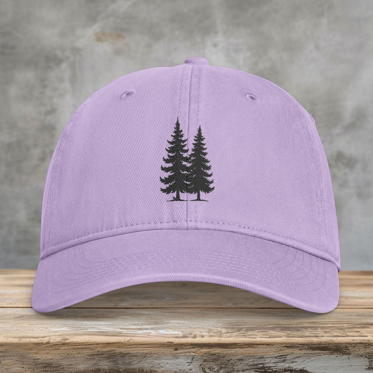 Evergreen Embroidered Comfort Colors Hat | PNW Forest Washed Cap