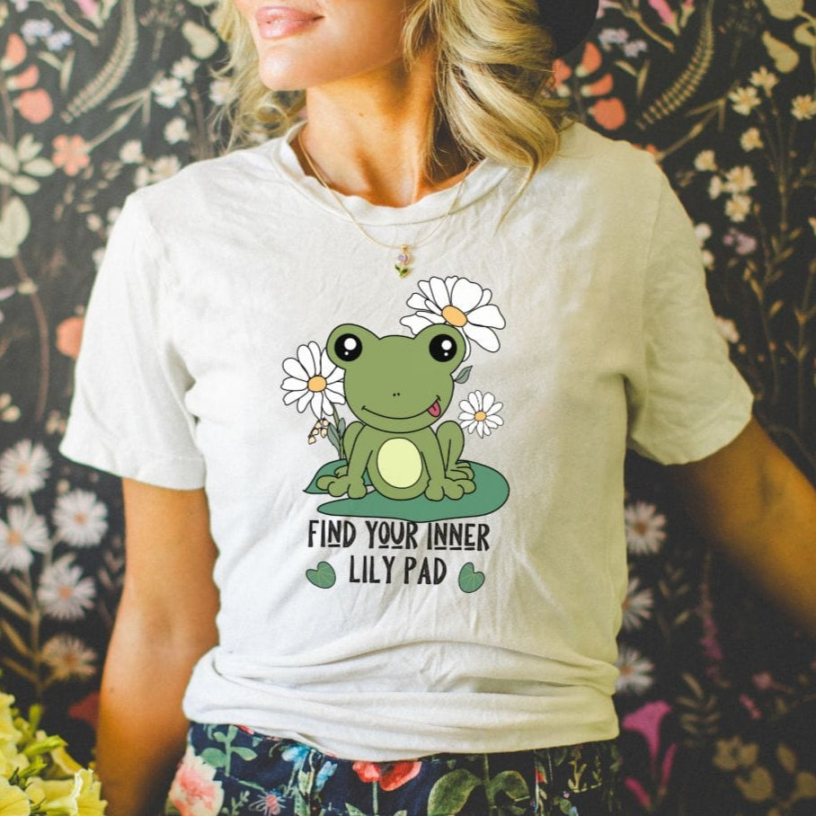 Find Your Inner Lily Pad, Frog Softstyle Tee