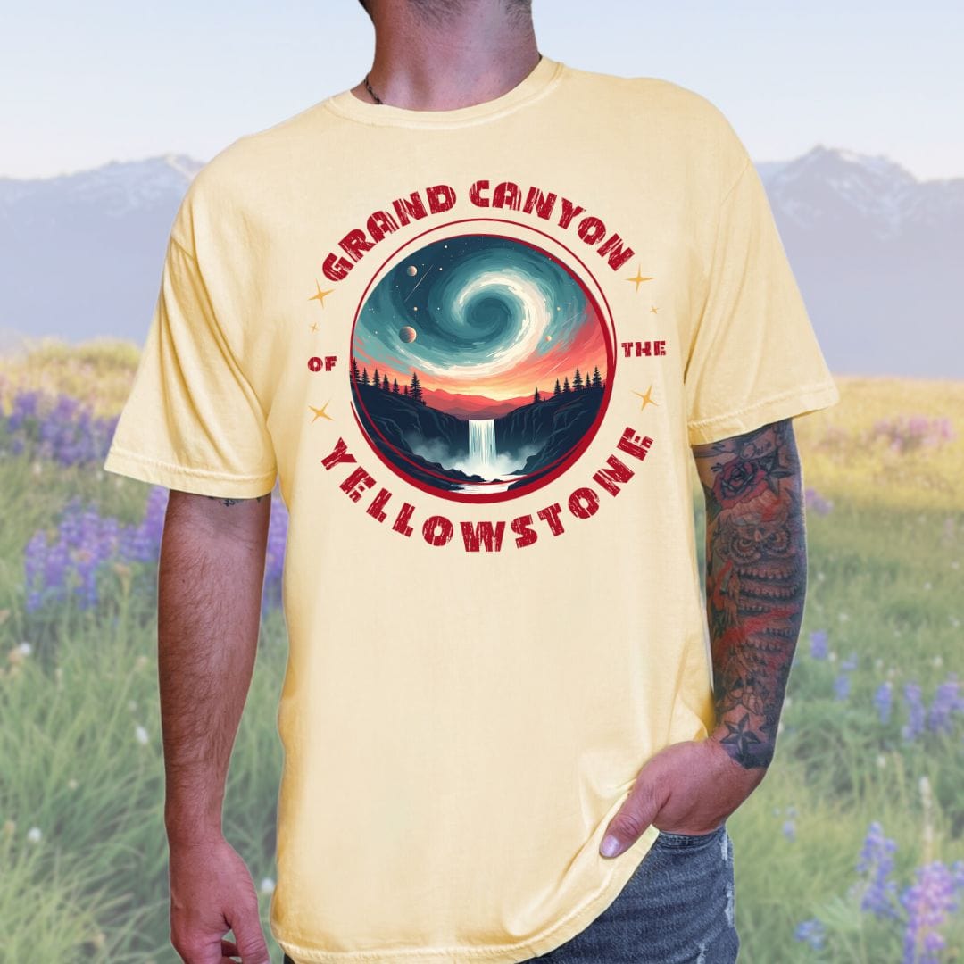 Grand Canyon of the Yellowstone, Vintage Style Tee