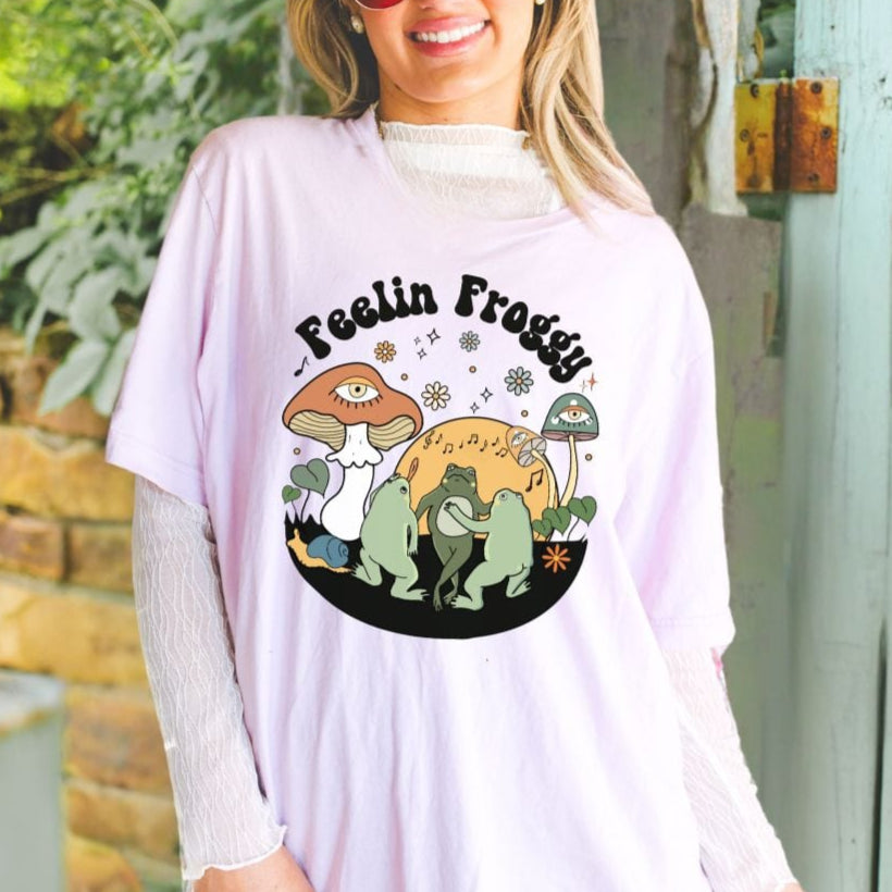 Feelin Froggy Softstyle Tee