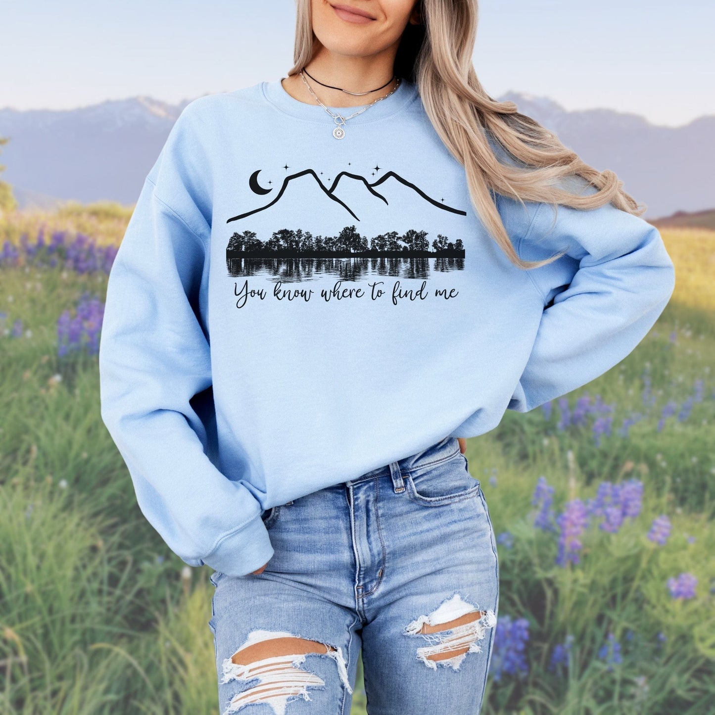 You know where to find me, Softstyle Sweatshirt