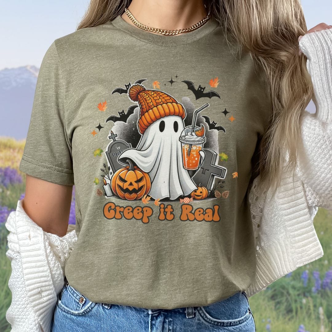 PNW Fall Ghost Pumpkin Coffee, Softstyle Tee