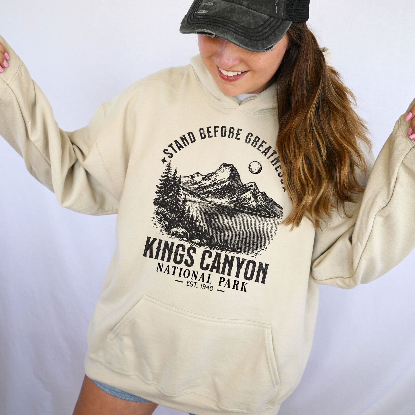 Kings Canyon National Park Hoodie — Adventure Lovers Softstyle Sweatshirt
