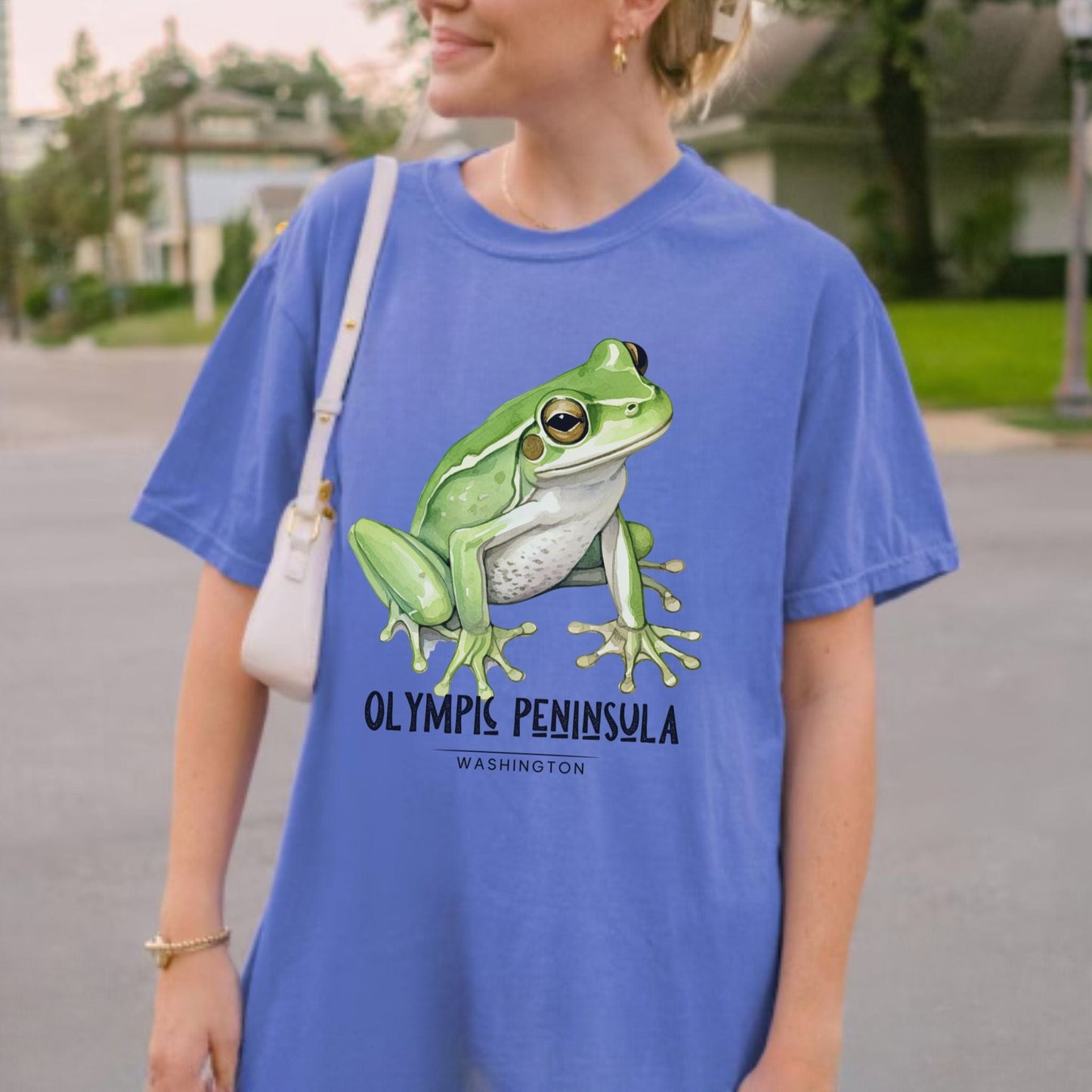 Olympic Peninsula Frog, Vintage Style Tee