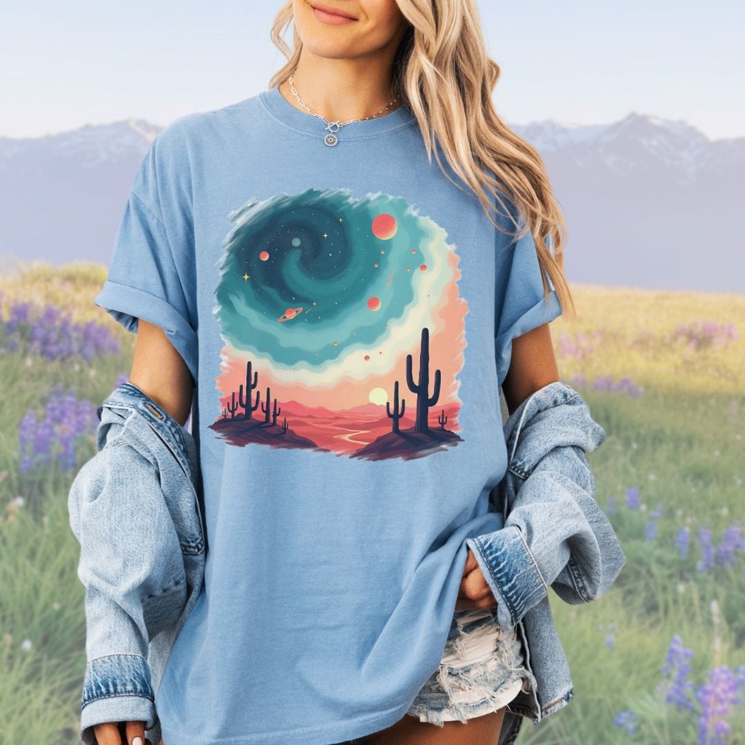 Galactic Oasis, Vintage Style Tee
