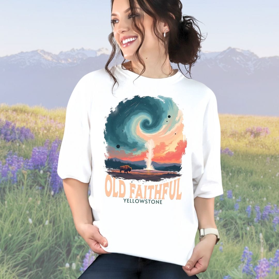 Cosmic Old Faithful, Vintage Style Tee