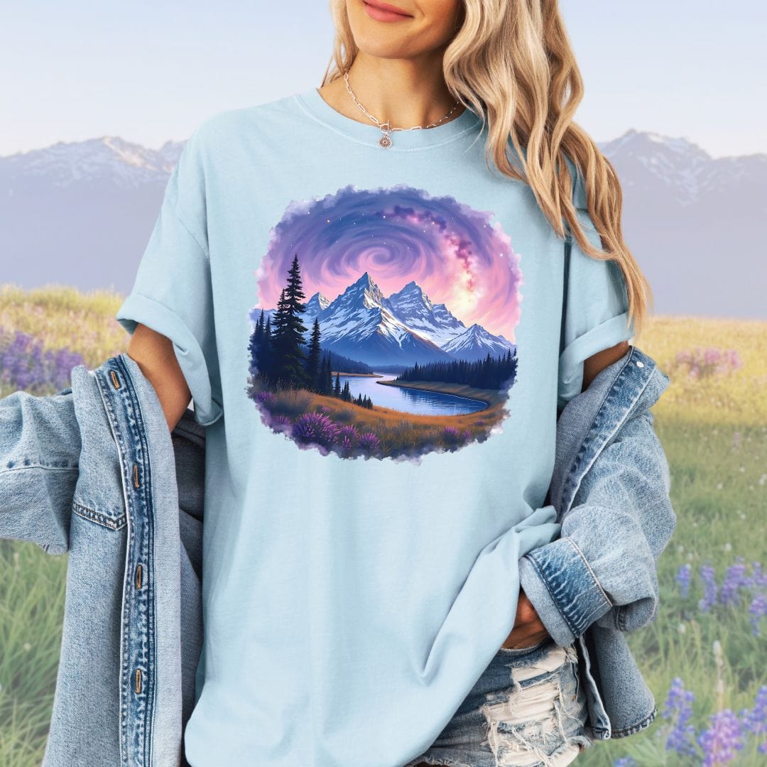Teton Mystic Skies, Vintage Style Tee