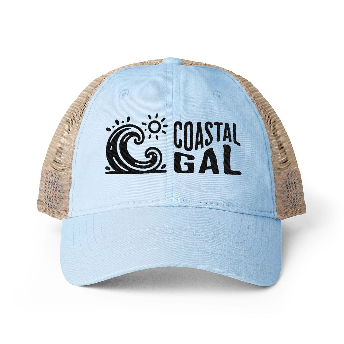 Coastal Gal Embroidered Baseball Cap | Infinity Her TESS Womens Coastal  Hat