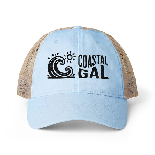 Coastal Gal Embroidered Baseball Cap | Infinity Her TESS Womens Coastal  Hat