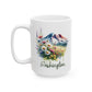 Watercolor Mt Rainier, Washington Mug