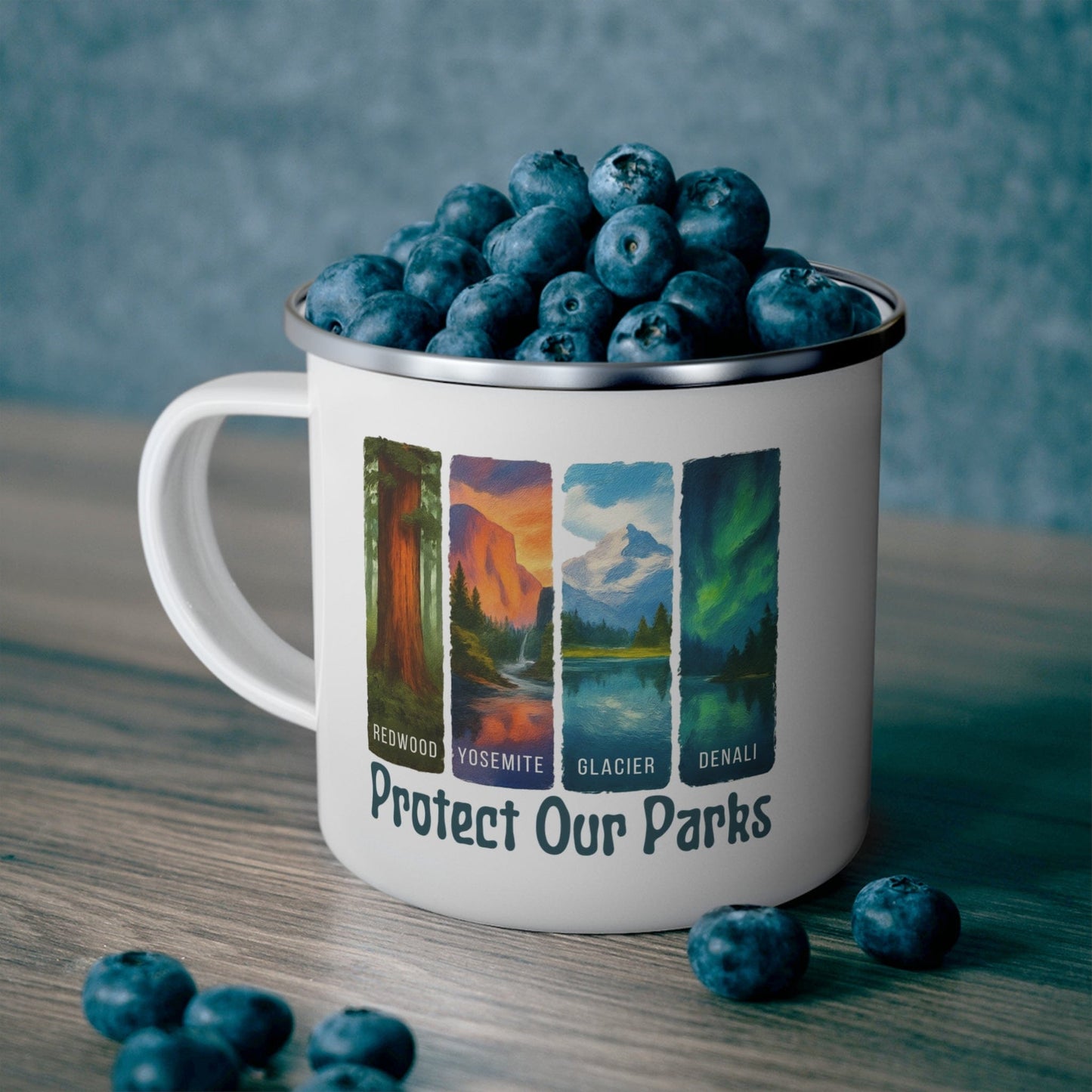 Protect Our Parks - Enamel Souvenir Mug