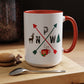 Accent Mug PNW Holiday Arrows Pacific Northwest Gift