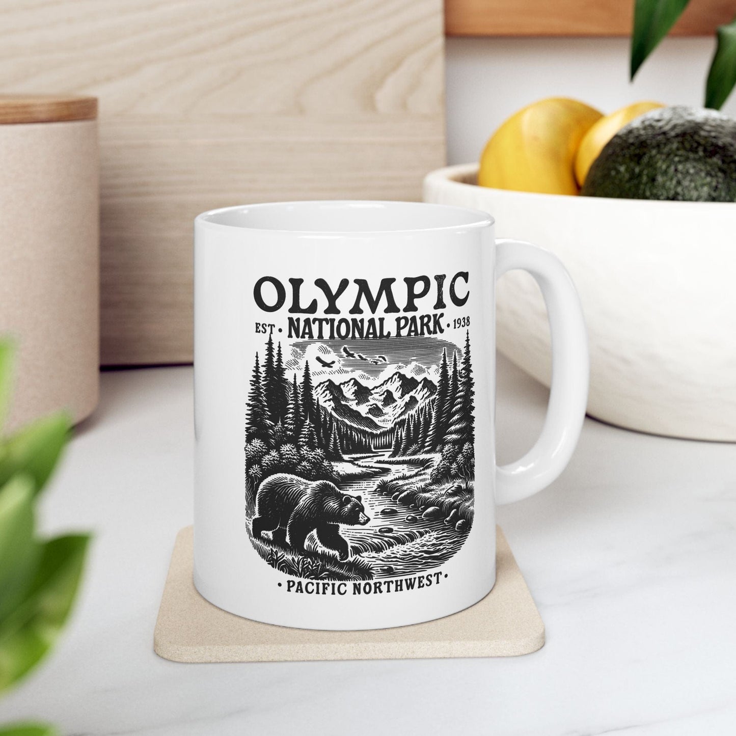 Olympic National Park - White Ceramic Mug