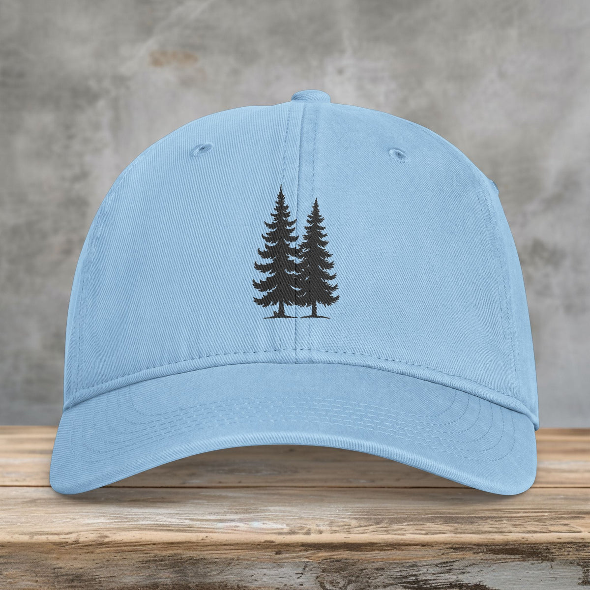 Evergreen Embroidered Comfort Colors Hat | PNW Forest Washed Cap