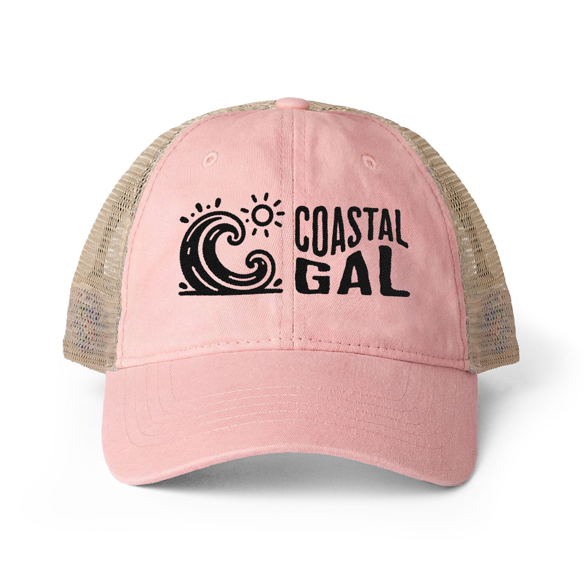 Coastal Gal Embroidered Baseball Cap | Infinity Her TESS Womens Coastal  Hat
