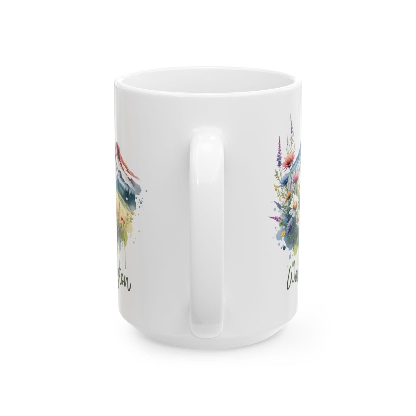 Watercolor Mt Rainier, Washington Mug