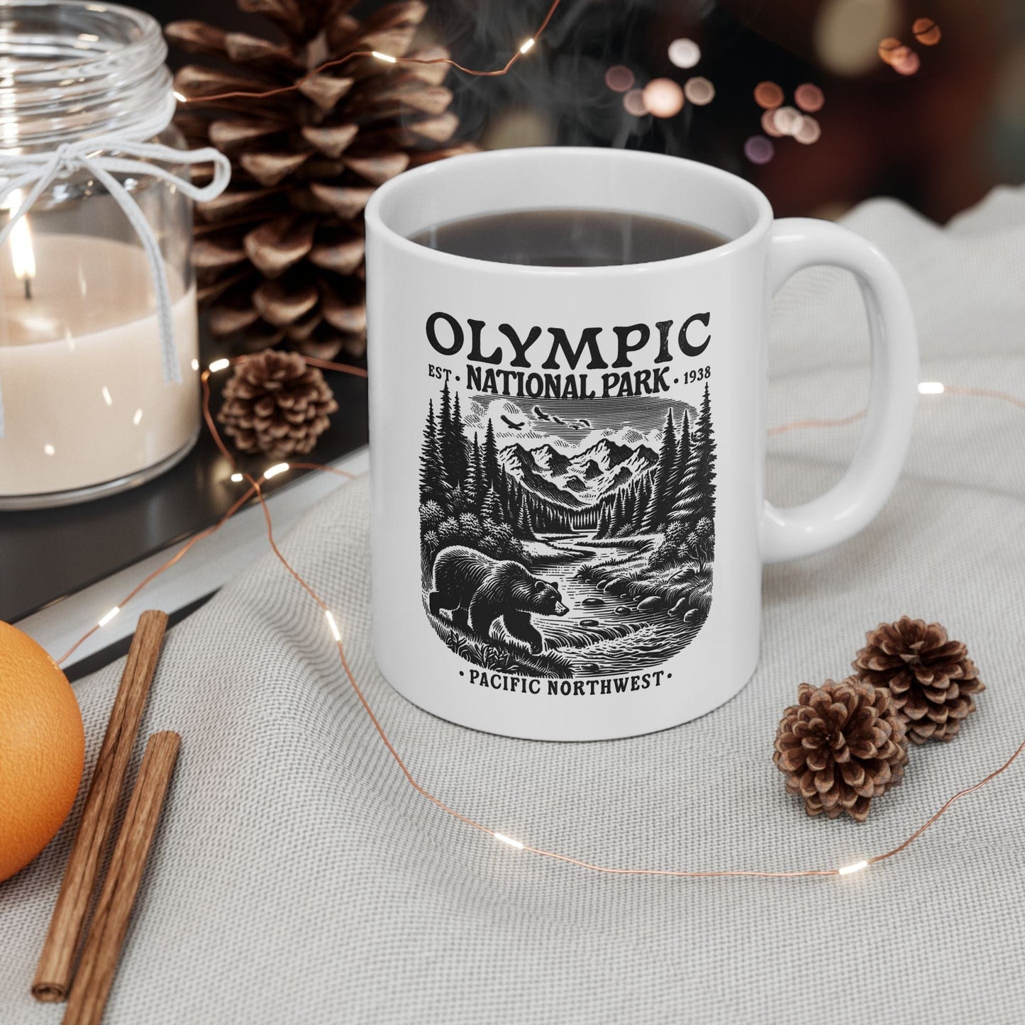 Olympic National Park - White Ceramic Mug
