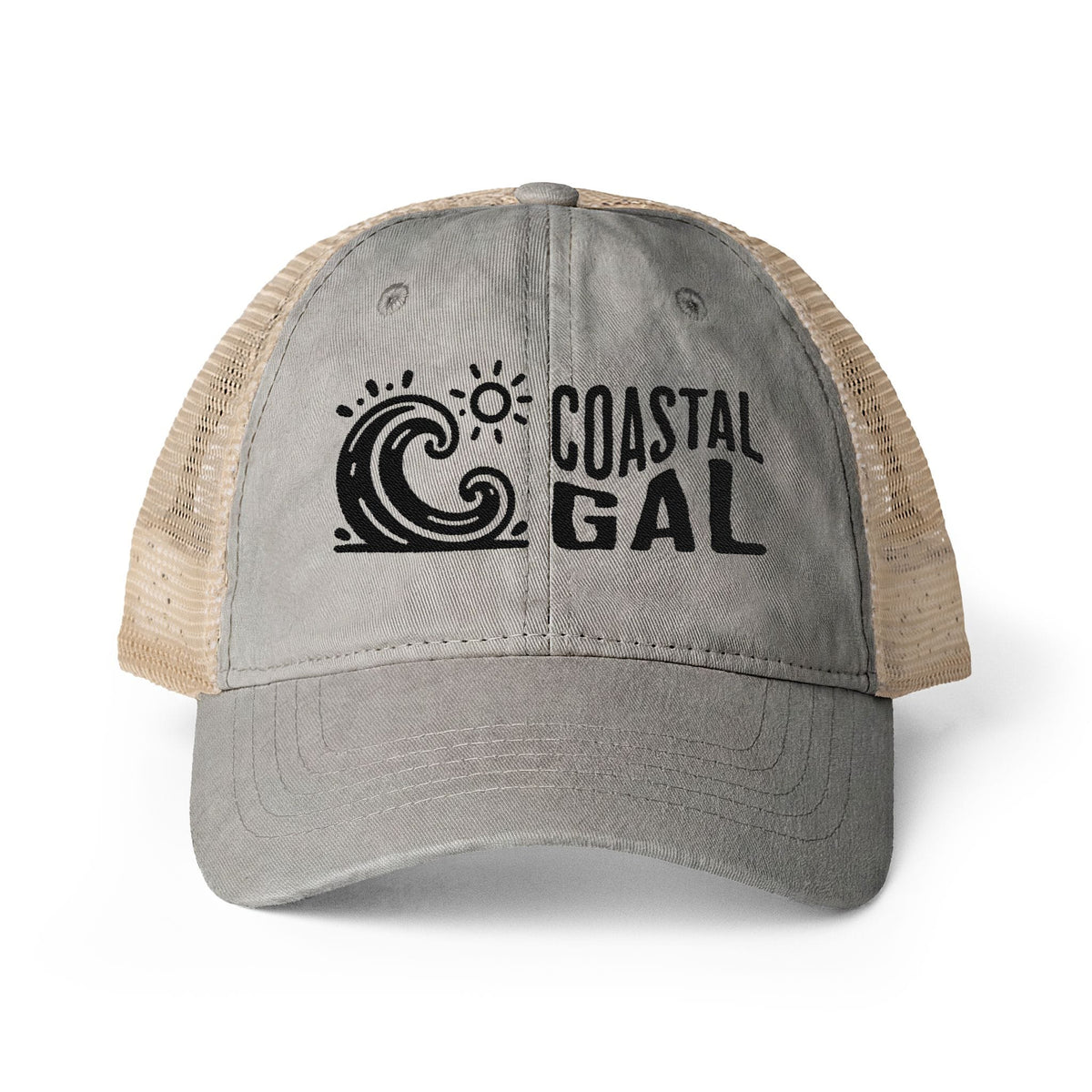 Coastal Gal Embroidered Baseball Cap | Infinity Her TESS Womens Coastal  Hat