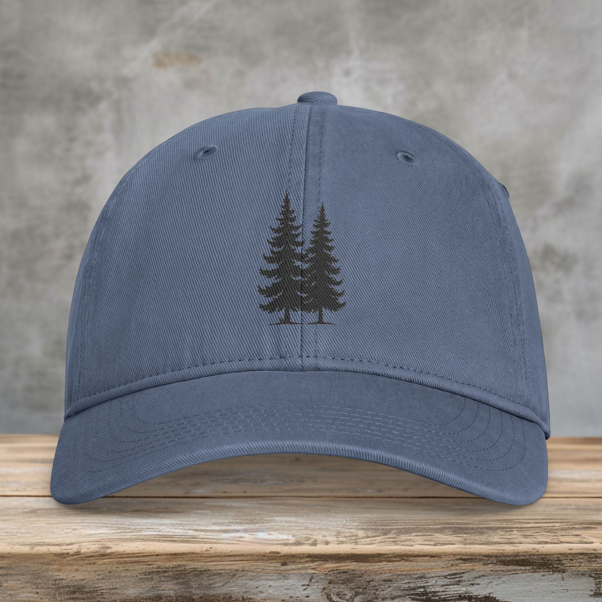 Evergreen Embroidered Comfort Colors Hat | PNW Forest Washed Cap