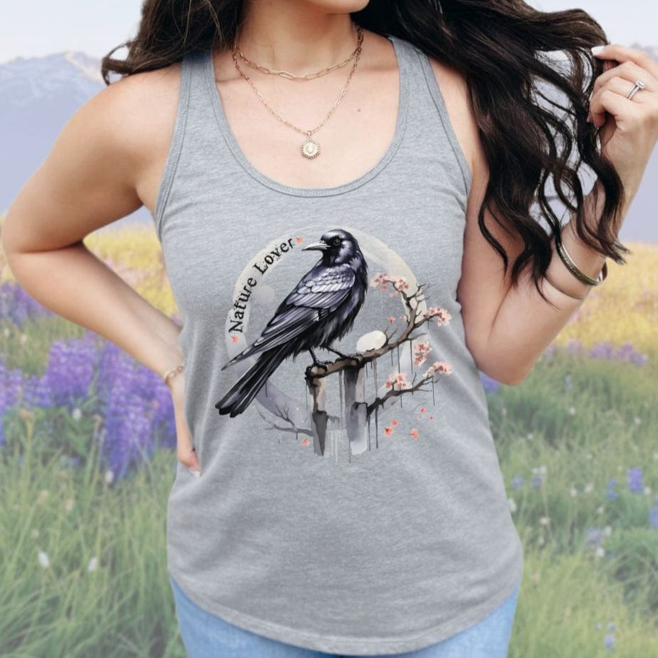 Nature Lover, Crow Tank Top