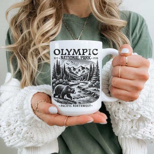 Olympic National Park - White Ceramic Mug