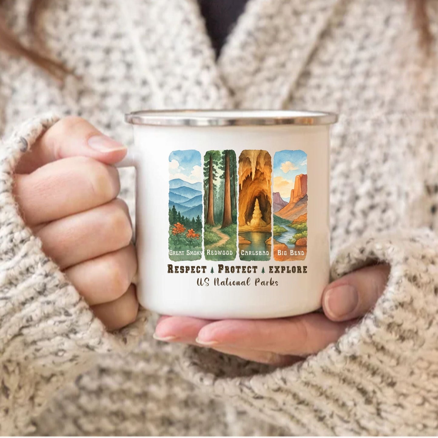 Protect Our Parks - National Parks Camping Mug