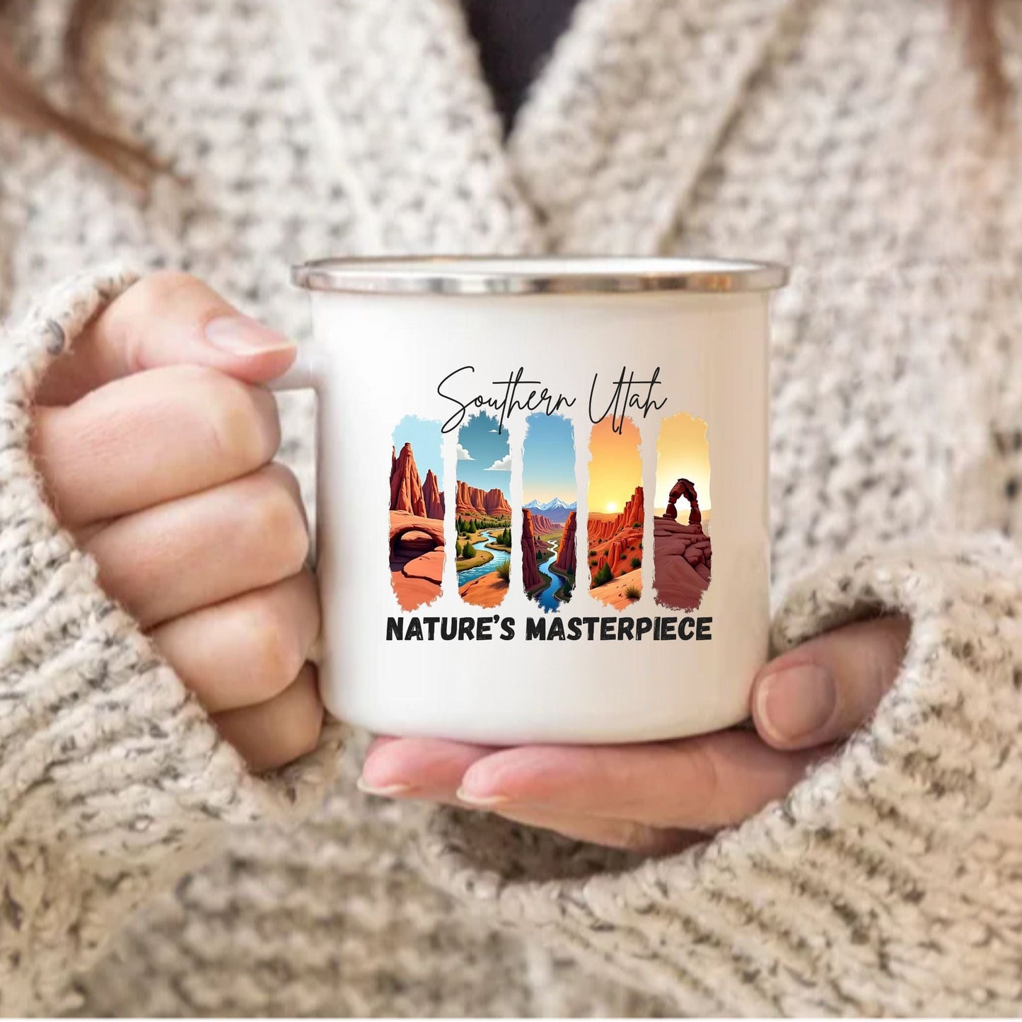 Southern Utah - Nature's Masterpiece, Camping Mug