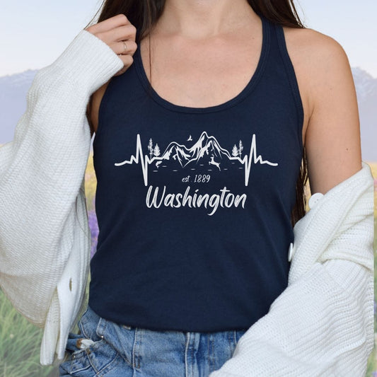 Washington Heartbeat Tank Top