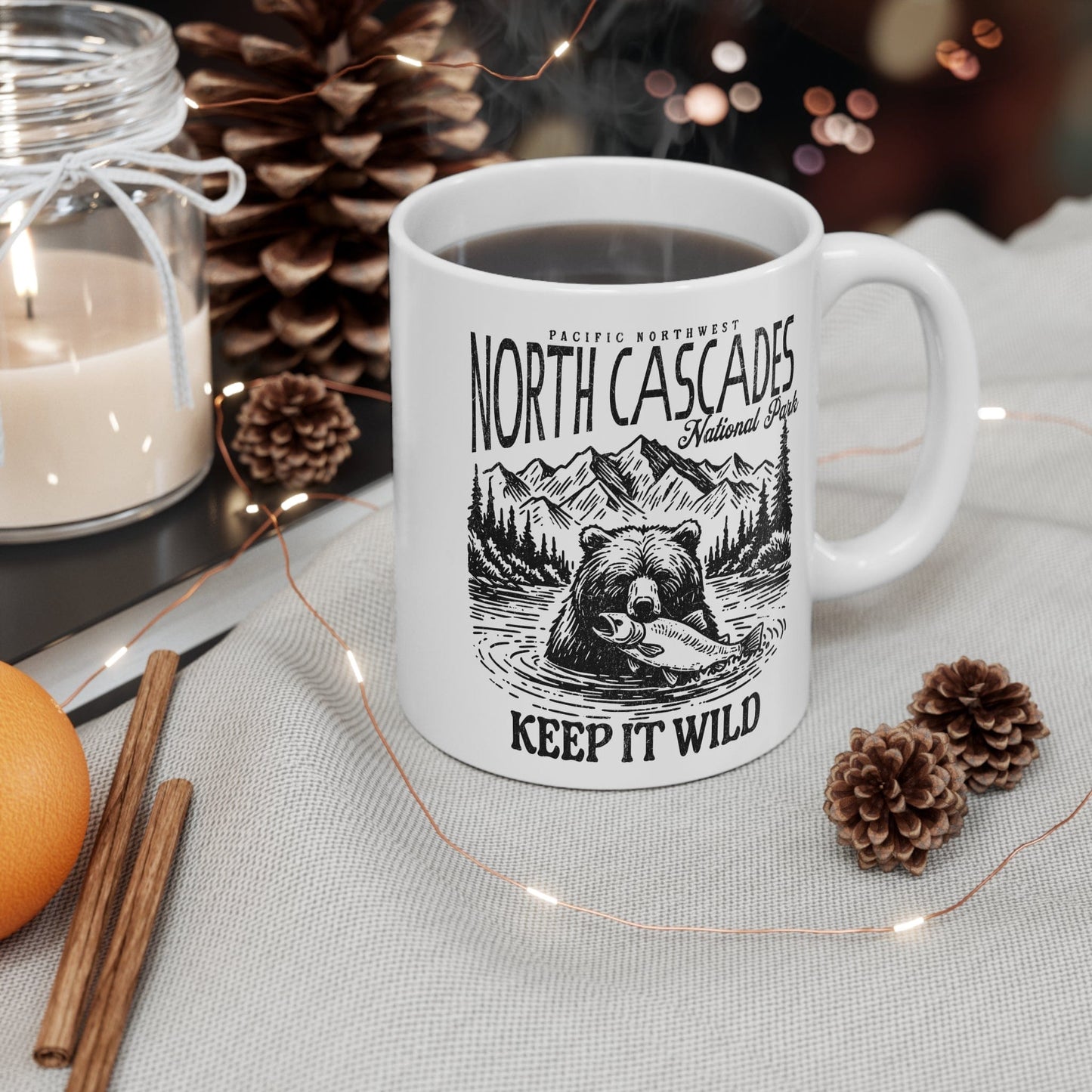 North Cascades National Park Souvenir - 11oz Ceramic Mug