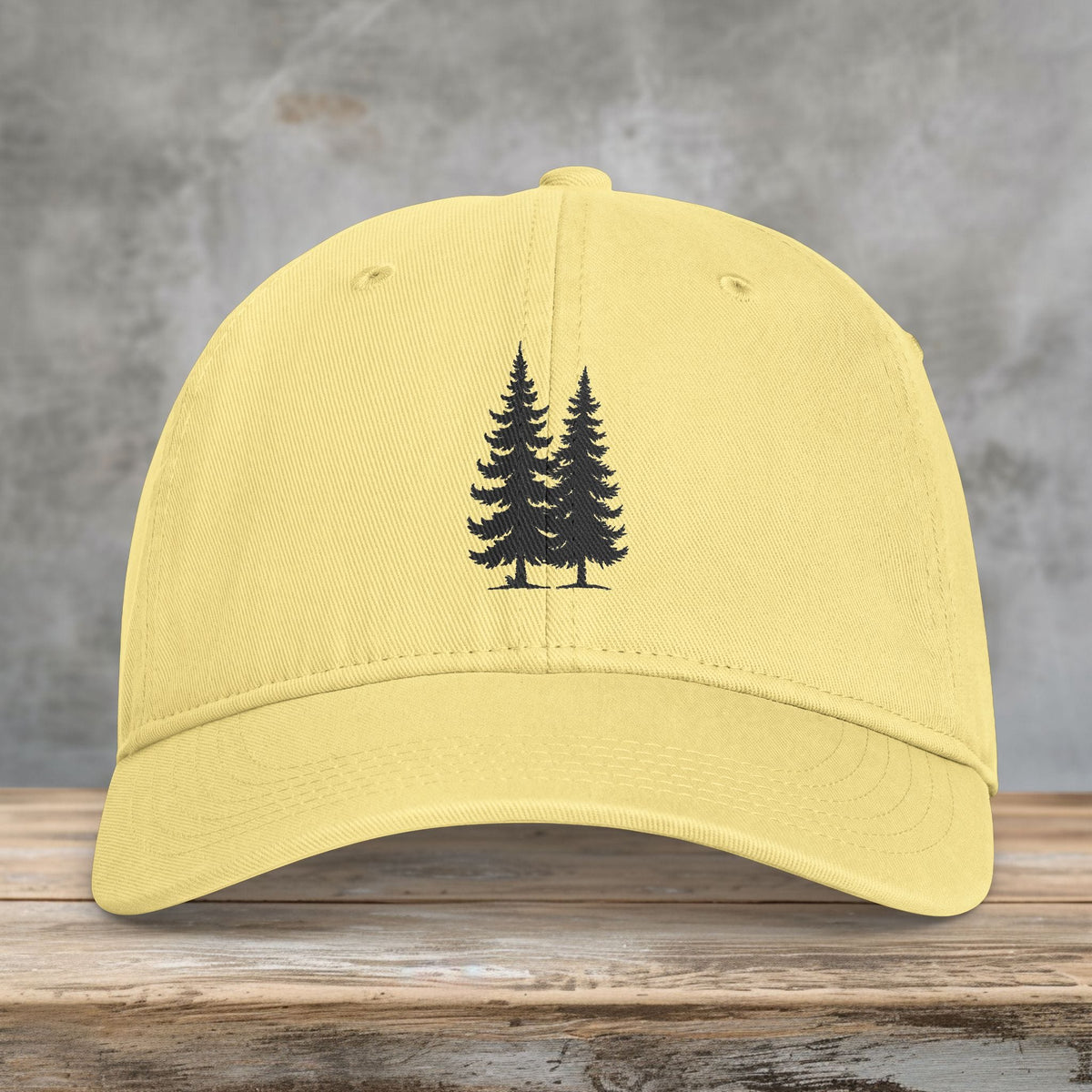 Evergreen Embroidered Comfort Colors Hat | PNW Forest Washed Cap