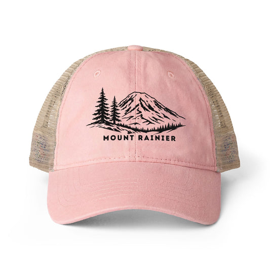 Mount Rainier Embroidered Ponytail Hat | Women’s Washington PNW Cap