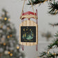 Black and Gold PNW Sled Ornament