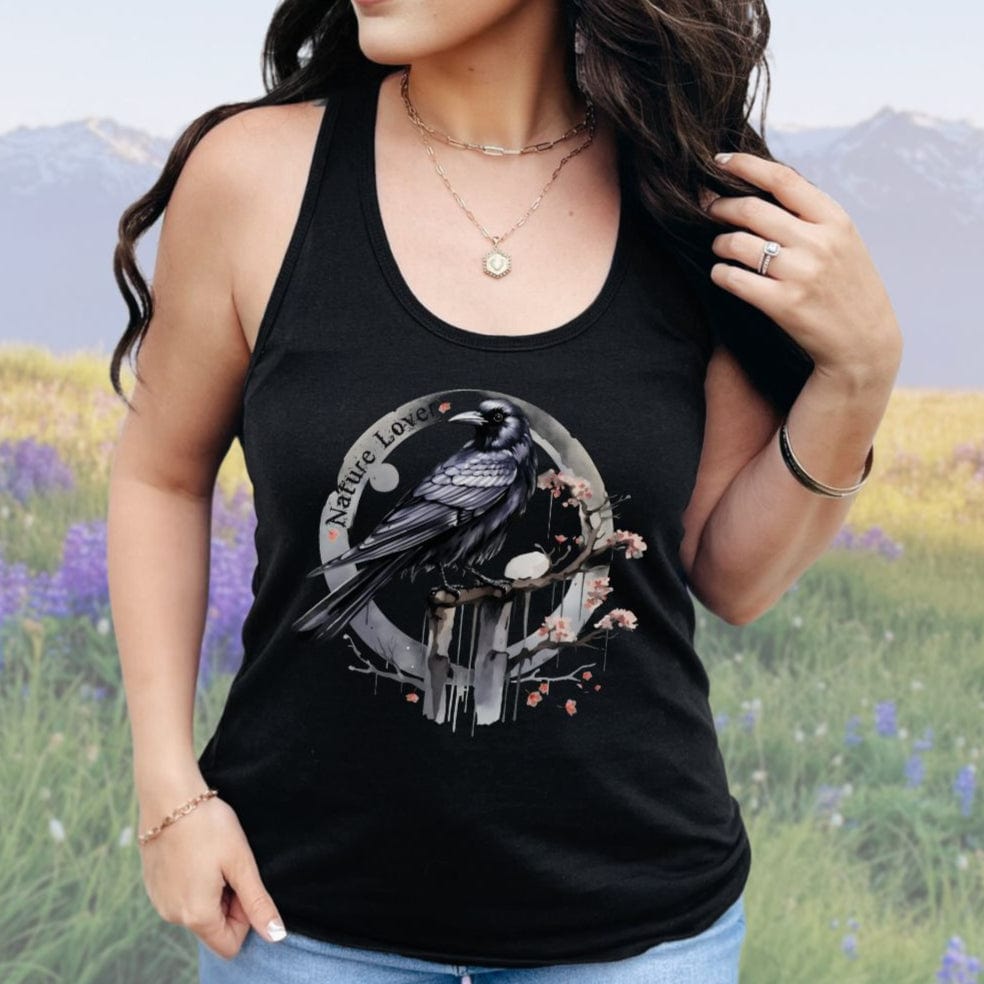 Nature Lover, Crow Tank Top