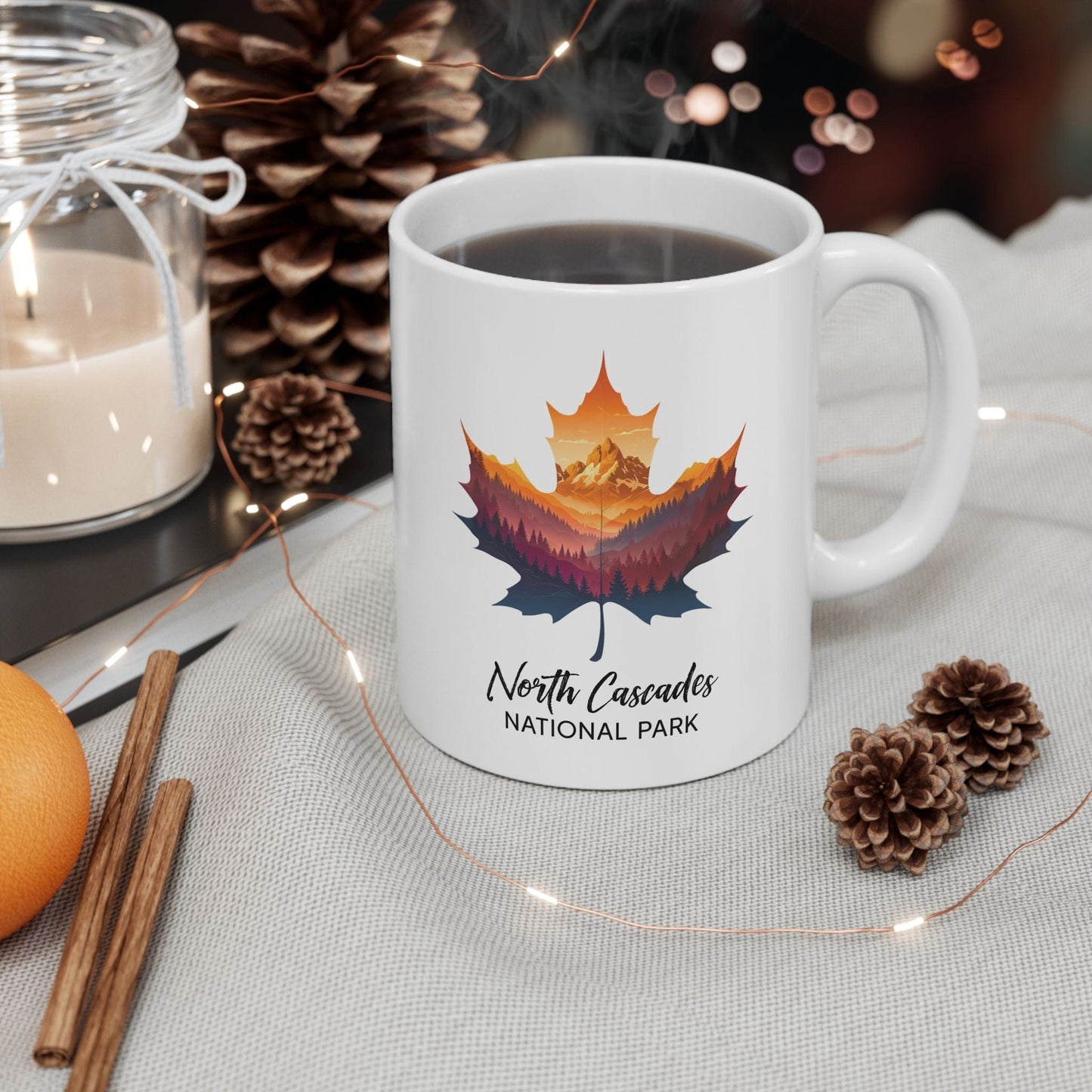 North Cascades National Park Fall, Ceramic Mug