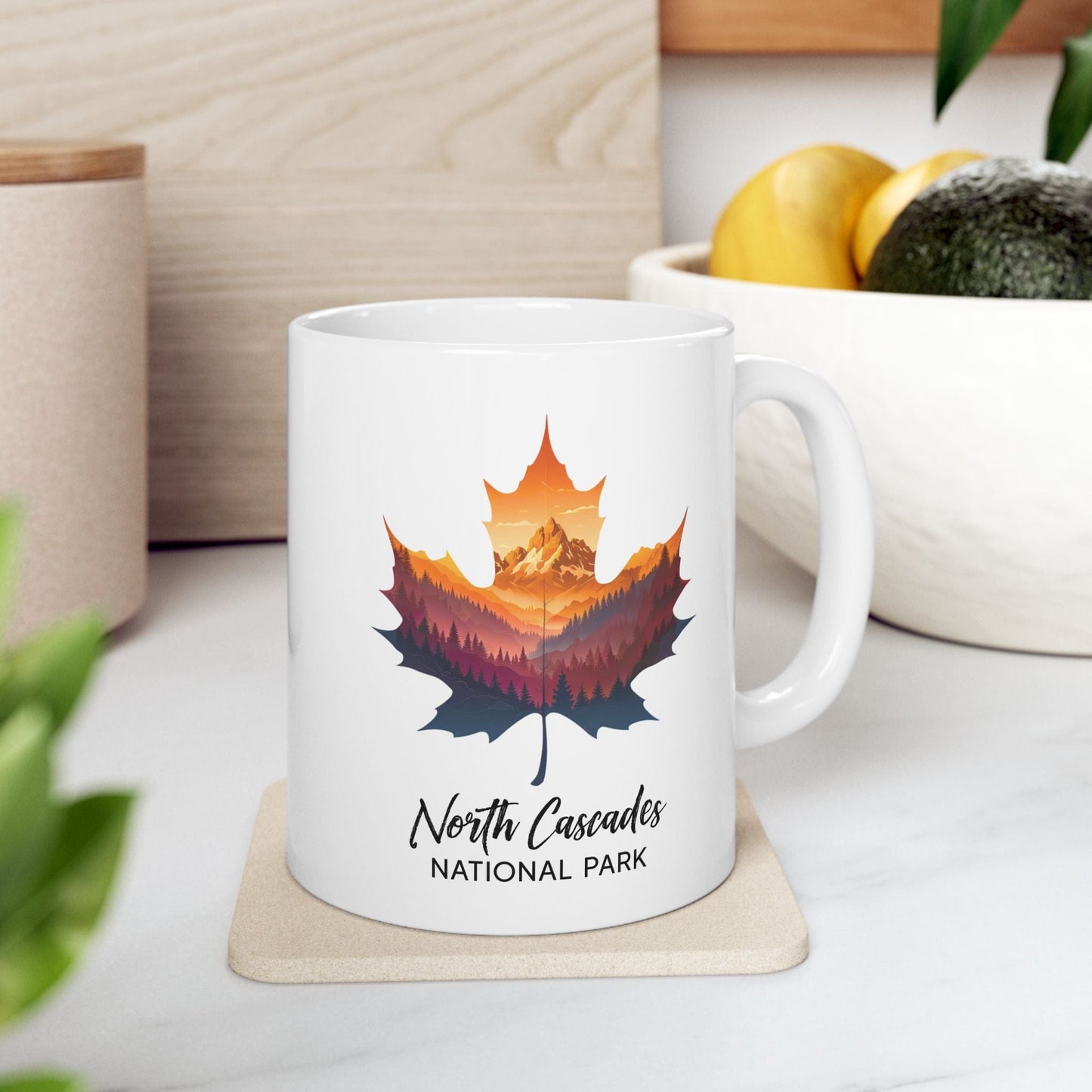 North Cascades National Park Fall, Ceramic Mug