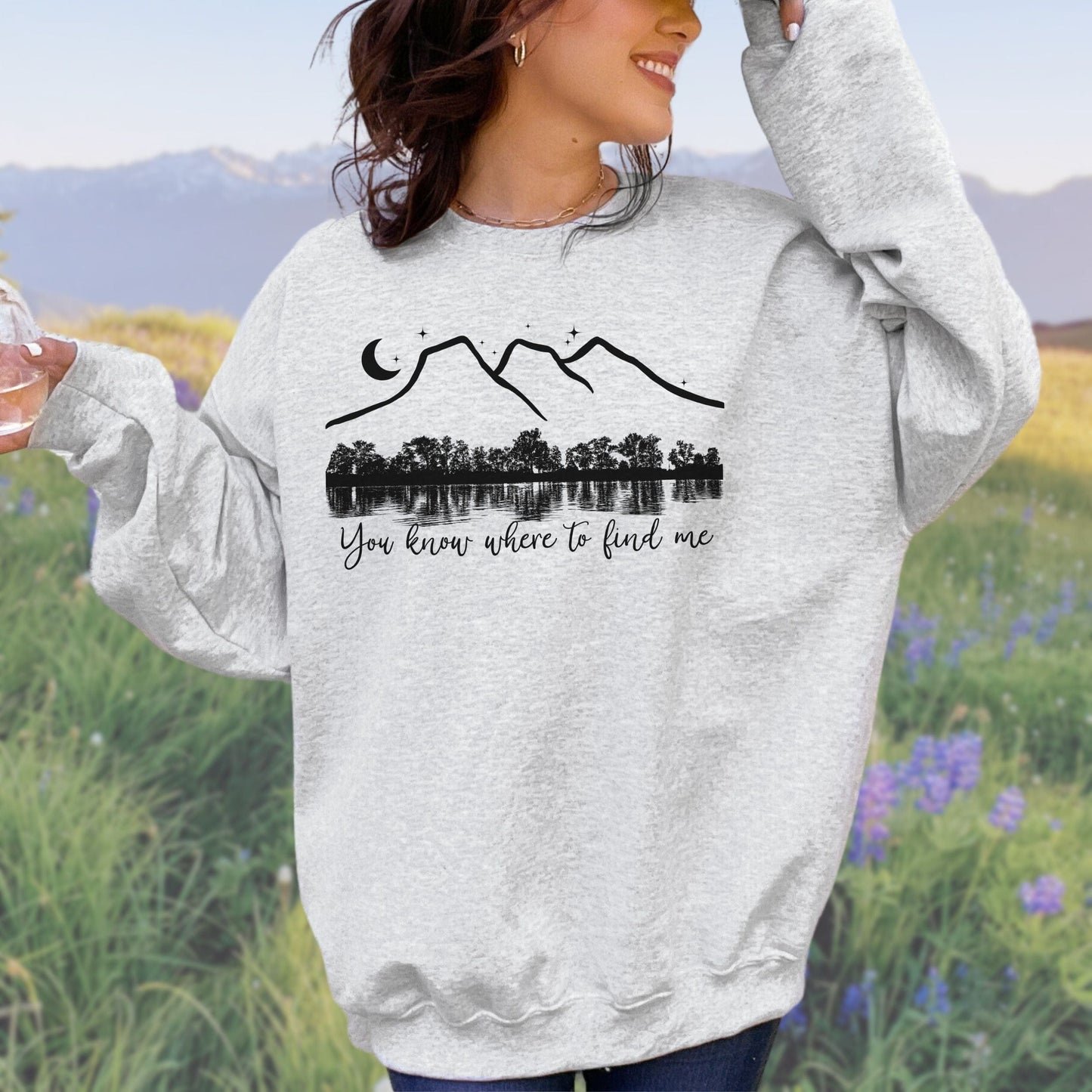 You know where to find me, Softstyle Sweatshirt