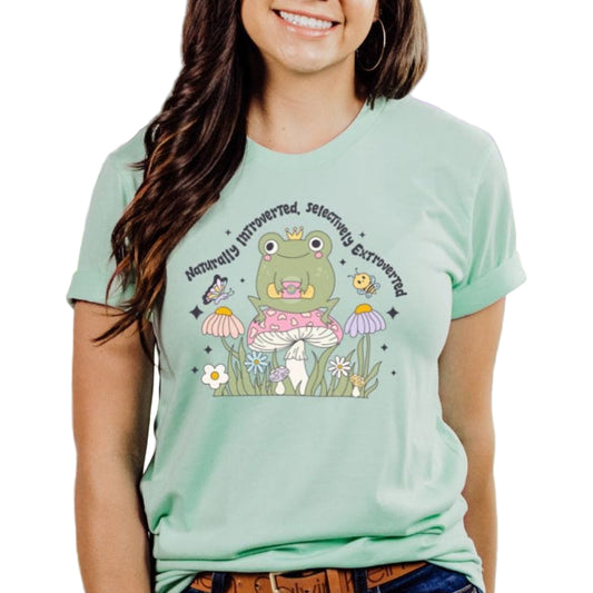Introverted Frog, Softstyle Tee