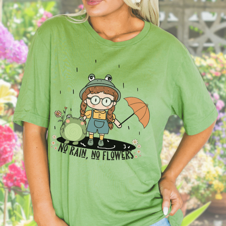 No Rain, No Flowers, Softstyle Tee