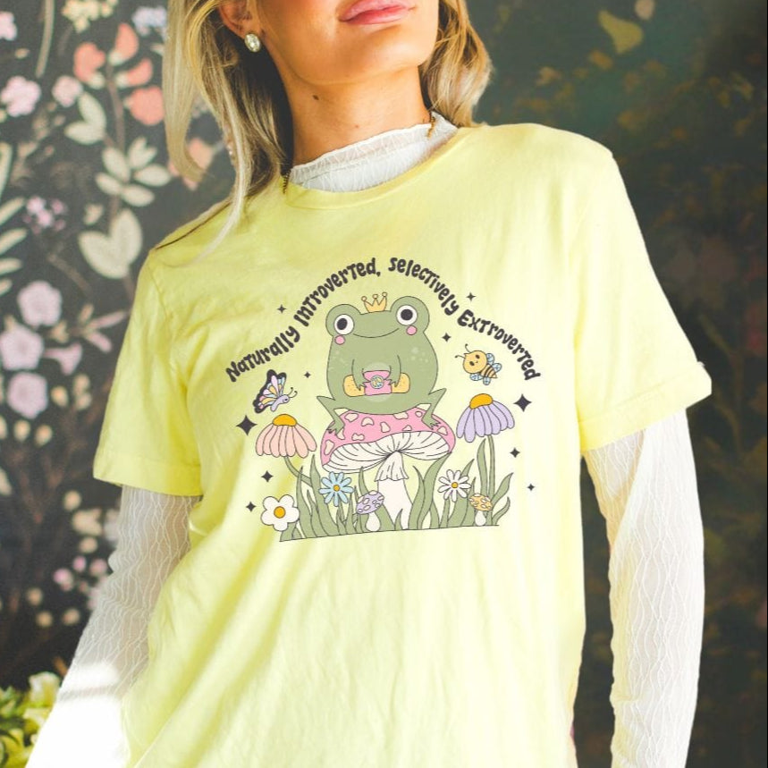 Introverted Frog, Softstyle Tee