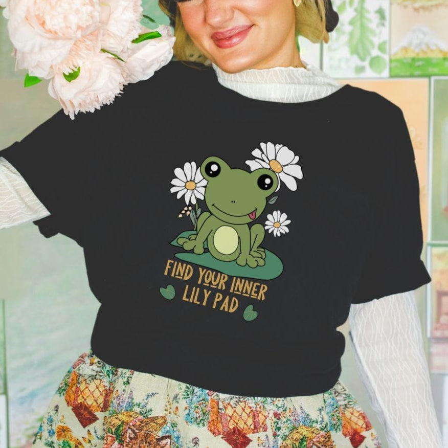 Find Your Inner Lily Pad, Frog Softstyle Tee
