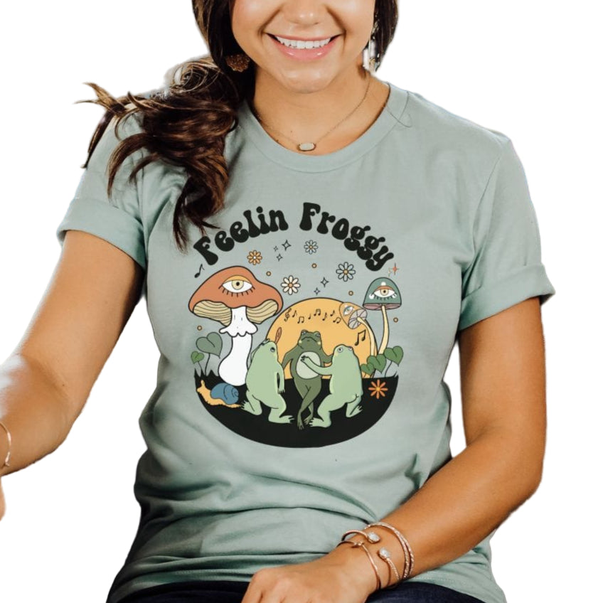 Feelin Froggy Softstyle Tee