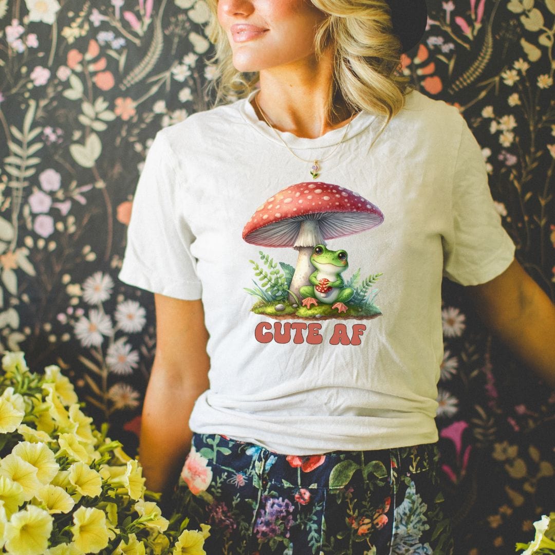 Cute AF Frog, Softstyle Tee