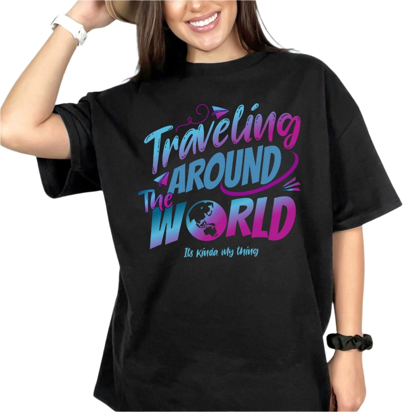 World Traveler, Vintage Style Tee