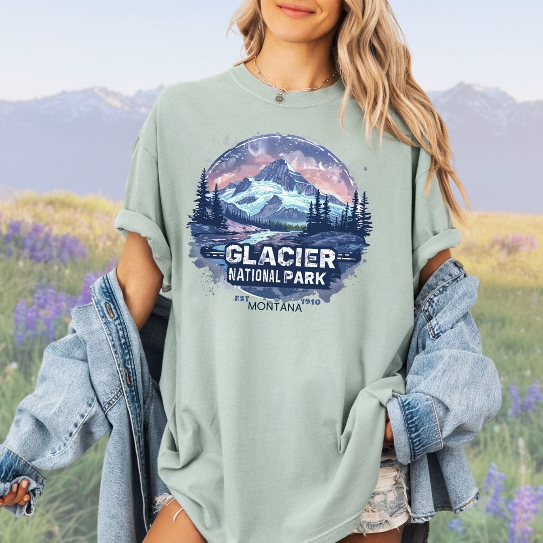 Mighty Glacier National Park, Vintage Style Tee