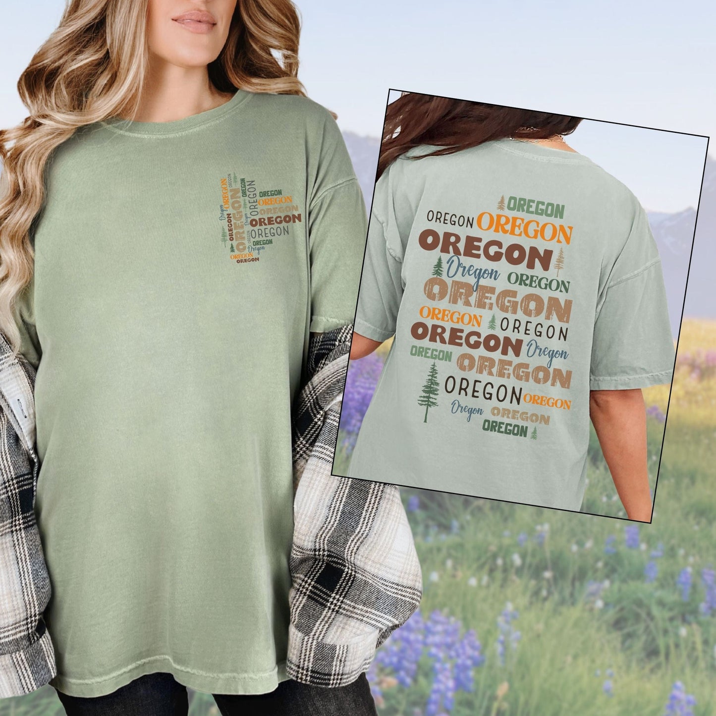 Oregon Home Pride, Vintage Style Tee