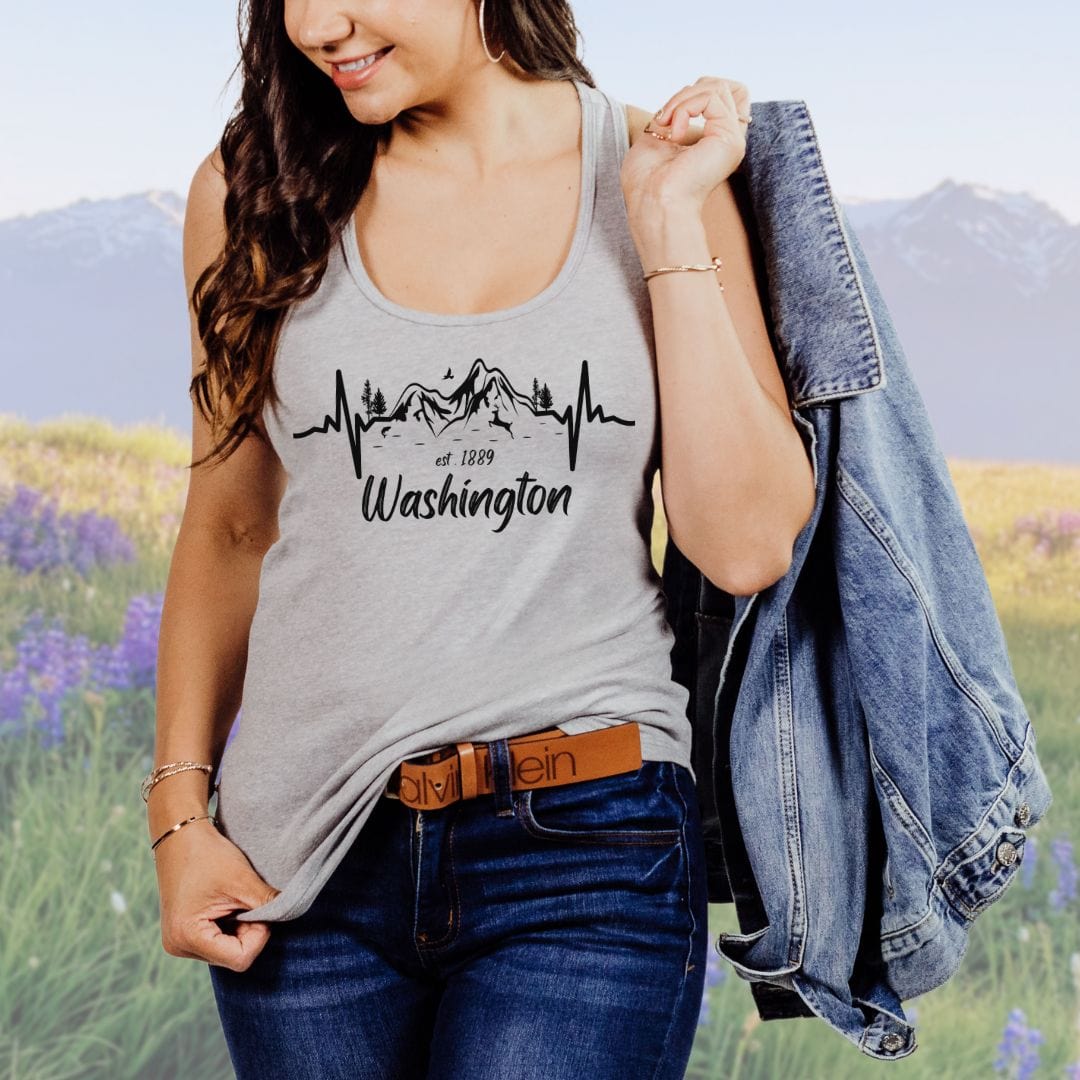 Washington Heartbeat Tank Top