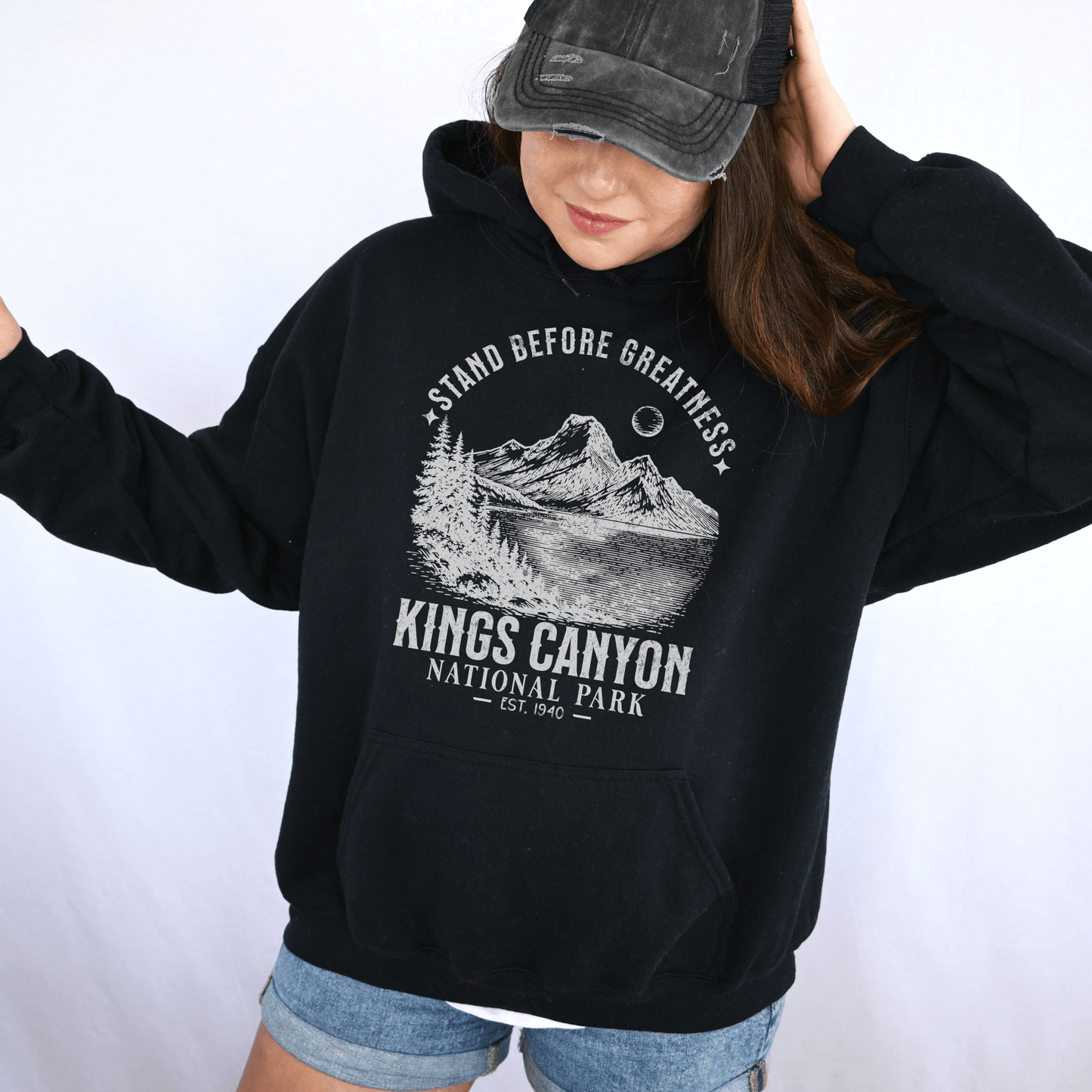 Kings Canyon National Park Hoodie — Adventure Lovers Softstyle Sweatshirt